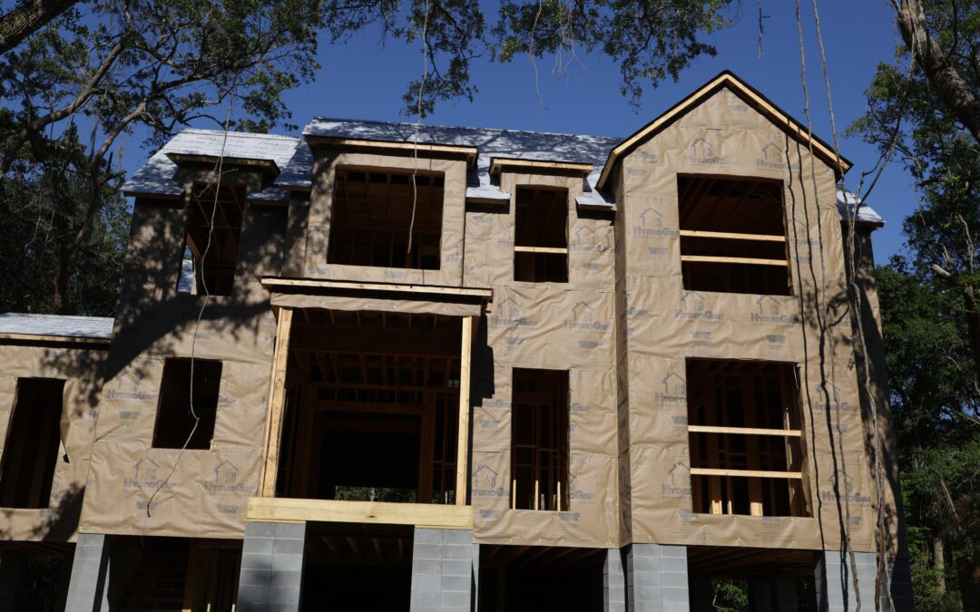 New Construction Framing & Sheathing on Kiawah River