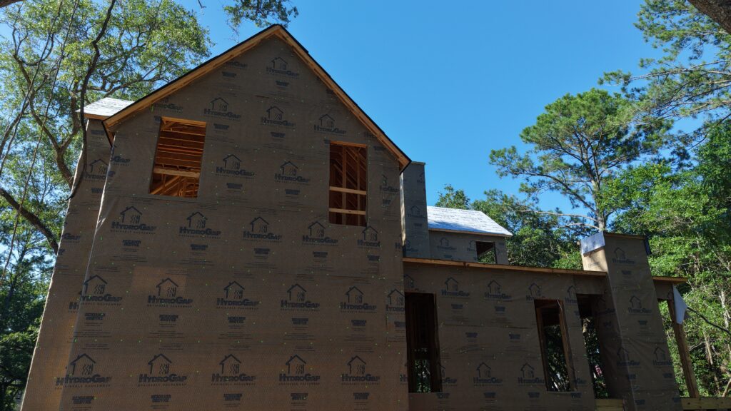 New Construction Framing & Sheathing on Kiawah River