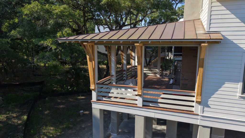 New Construction Siding & Metal Roofing on Jack Island