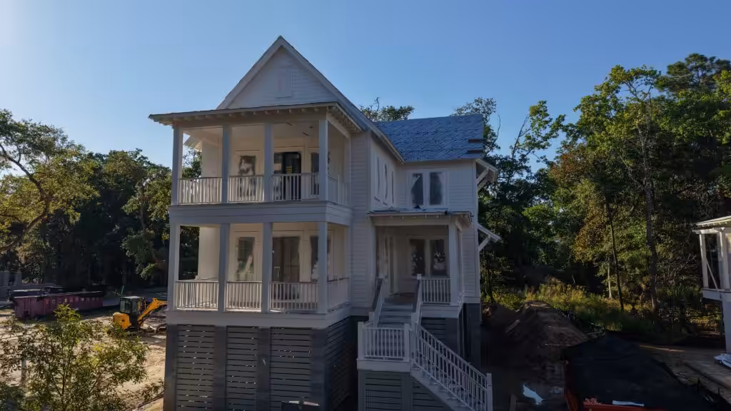 New Construction Siding & Trim on Jack Island