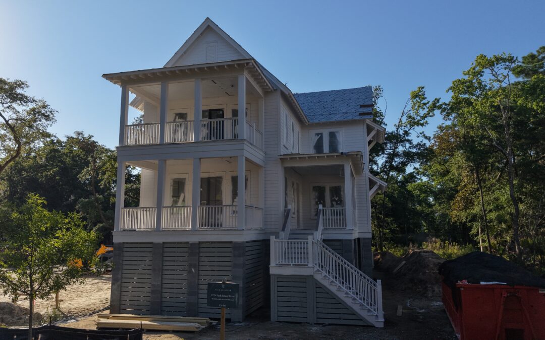 New Construction Siding & Trim on Jack Island