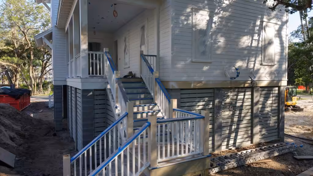 New Construction Siding & Trim on Jack Island