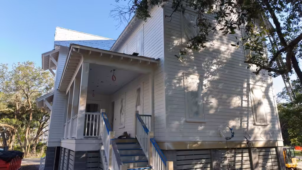 New Construction Siding & Trim on Jack Island