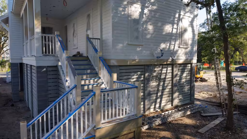 New Construction Siding & Trim on Jack Island