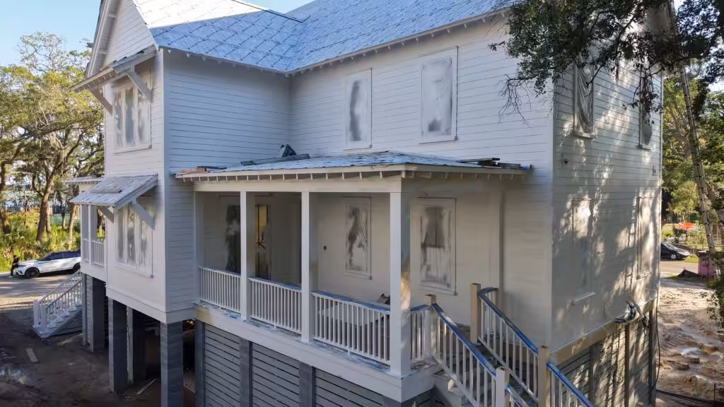 New Construction Siding & Trim on Jack Island