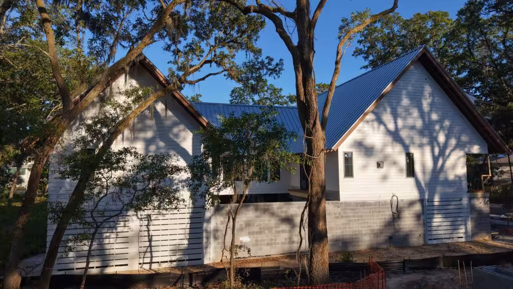 New Construction Siding & Exterior on Jack Island