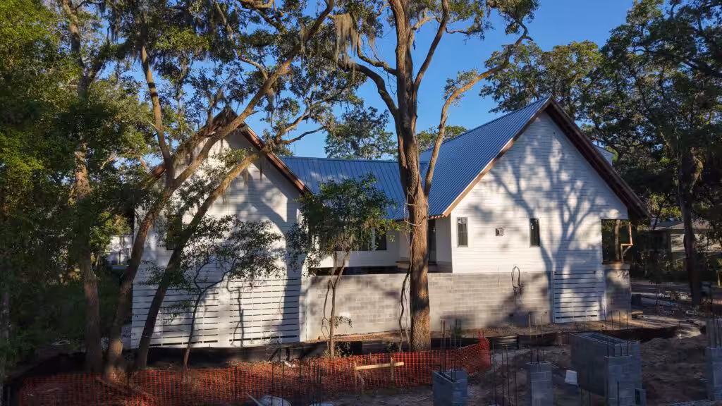 New Construction Siding & Exterior on Jack Island