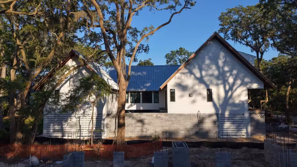 New Construction Siding & Exterior on Jack Island