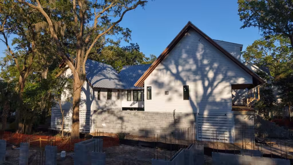 New Construction Siding & Exterior on Jack Island