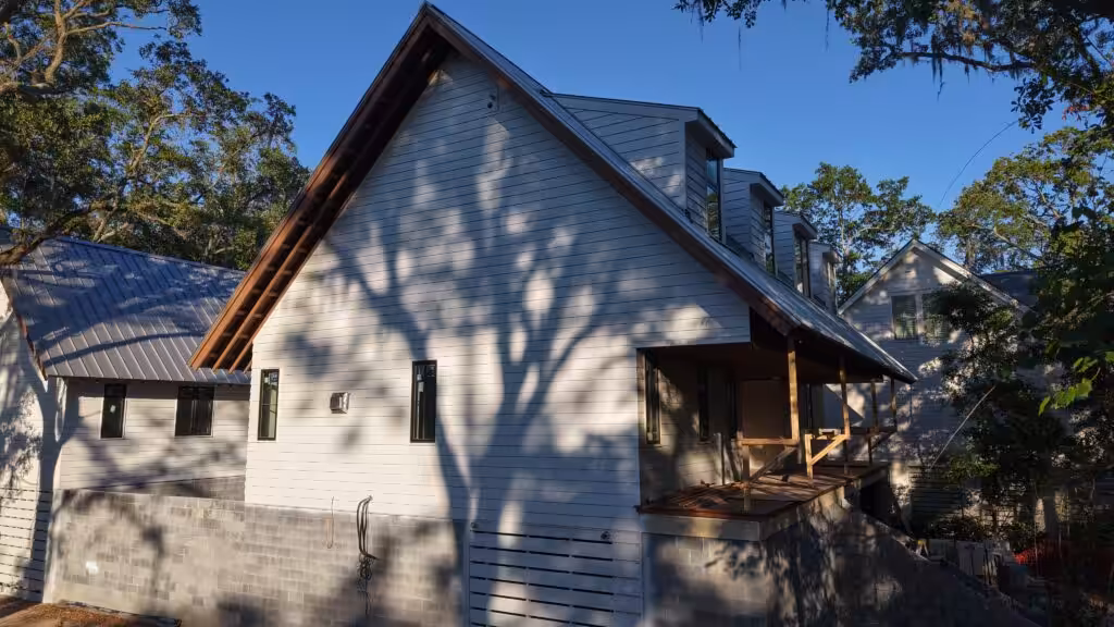 New Construction Siding & Exterior on Jack Island