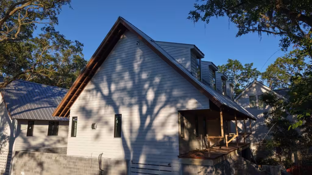 New Construction Siding & Exterior on Jack Island
