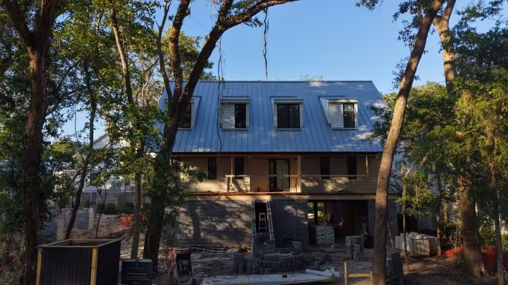 New Construction Siding & Exterior on Jack Island
